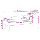 Chaiselongue Mit Kissen Stoff