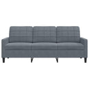 3-Sitzer-Sofa 180 Cm Samt