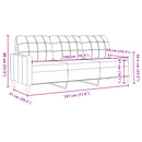 3-Sitzer-Sofa 180 Cm Samt