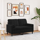 2-Sitzer-Sofa Mit Zierkissen 120 Cm Samt