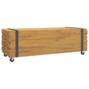 Couchtisch 110X45X35 Cm Massivholz Teak