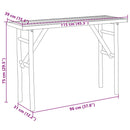 Konsolentisch 115X39X75 Cm Bambus