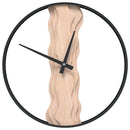 Wanduhr Ø35 Cm Eisen Und Eichenholz