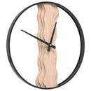 Wanduhr Ø35 Cm Eisen Und Eichenholz