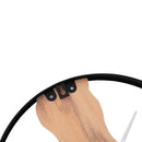 Wanduhr Ø35 Cm Eisen Und Eichenholz