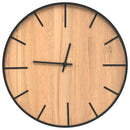 Wanduhr Braun Ø39 Cm Eisen Und Holzwerkstoff