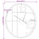 Wanduhr Ø50 Cm Eisen