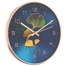 Wanduhr Golden Und Ø29,5 Cm Polystyren Und Glas