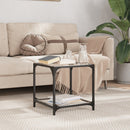Couchtische Mit Glasplatte 2 Stk. Schwarz Stahl