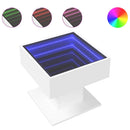 Led-Couchtisch 50X50X45 Cm Holzwerkstoff