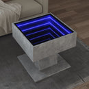 Led-Couchtisch 50X50X45 Cm Holzwerkstoff