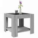 Led-Couchtisch 53X53X45 Cm Holzwerkstoff