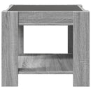 Led-Couchtisch 53X53X45 Cm Holzwerkstoff