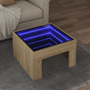 Couchtisch Mit Infinity-Led 50X50X30 Cm
