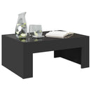 Couchtisch Mit Infinity-Led 70X50X30 Cm Schwarz