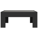 Couchtisch Mit Infinity-Led 70X50X30 Cm Schwarz