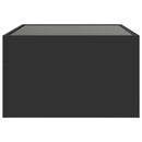 Couchtisch Mit Infinity-Led 70X50X30 Cm Schwarz