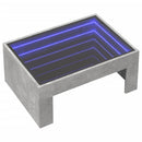 Couchtisch Mit Infinity-Led 70X50X30 Cm Betongrau