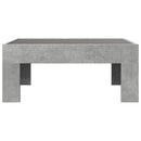 Couchtisch Mit Infinity-Led 70X50X30 Cm Betongrau