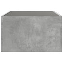 Couchtisch Mit Infinity-Led 70X50X30 Cm Betongrau