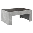 Couchtisch Mit Infinity-Led 70X50X30 Cm Betongrau