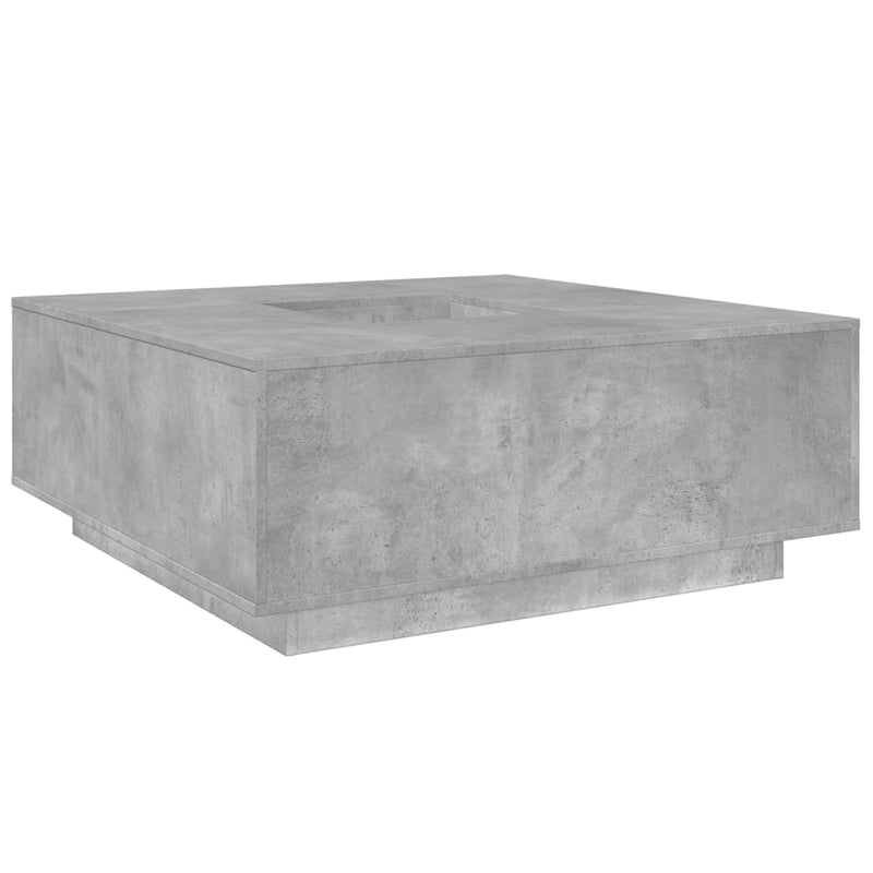 Couchtisch Betongrau 100x100x40 cm Holzwerkstoff