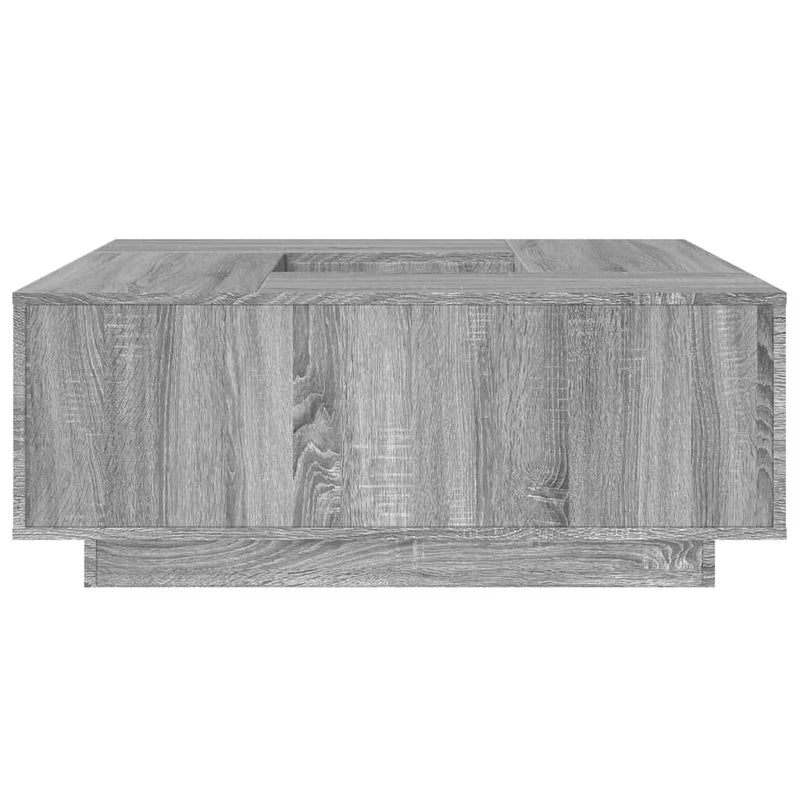 Couchtisch Grau Sonoma 100x100x40 cm Holzwerkstoff