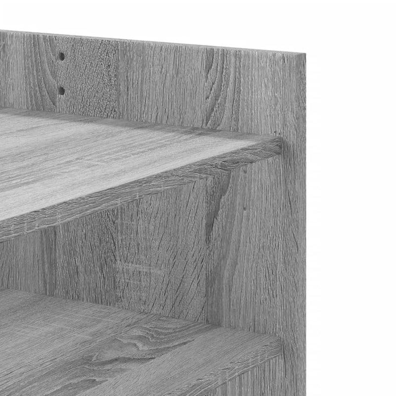 Couchtisch Grau Sonoma 80x50x50 cm Holzwerkstoff