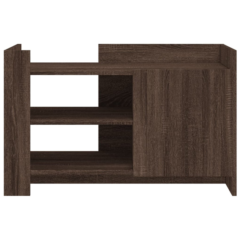 Couchtisch Braun Eichen-Optik 80x50x50 cm Holzwerkstoff