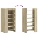 Schuhschrank Sonoma-Eiche 52X37,5X100 Cm Holzwerkstoff