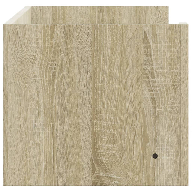 Wandregal Sonoma-Eiche 100x35x30,5 cm Holzwerkstoff