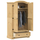 Kleiderschrank Corona 102X52X186 Cm Massivholz Kiefer