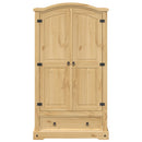 Kleiderschrank Corona 102X52X186 Cm Massivholz Kiefer