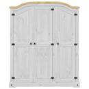 Kleiderschrank Corona 151,5X52X186 Cm Massivholz Kiefer