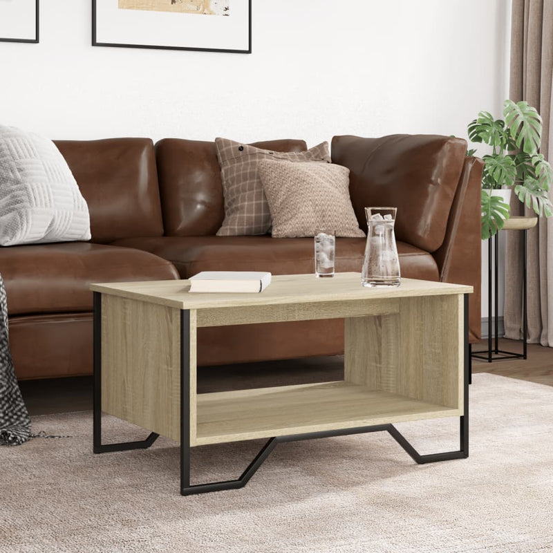 Couchtisch Sonoma-Eiche 75x51x40 cm Holzwerkstoff