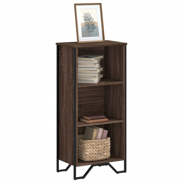 Bücherregal Braun Eichen-Optik 50x31x106 cm Holzwerkstoff