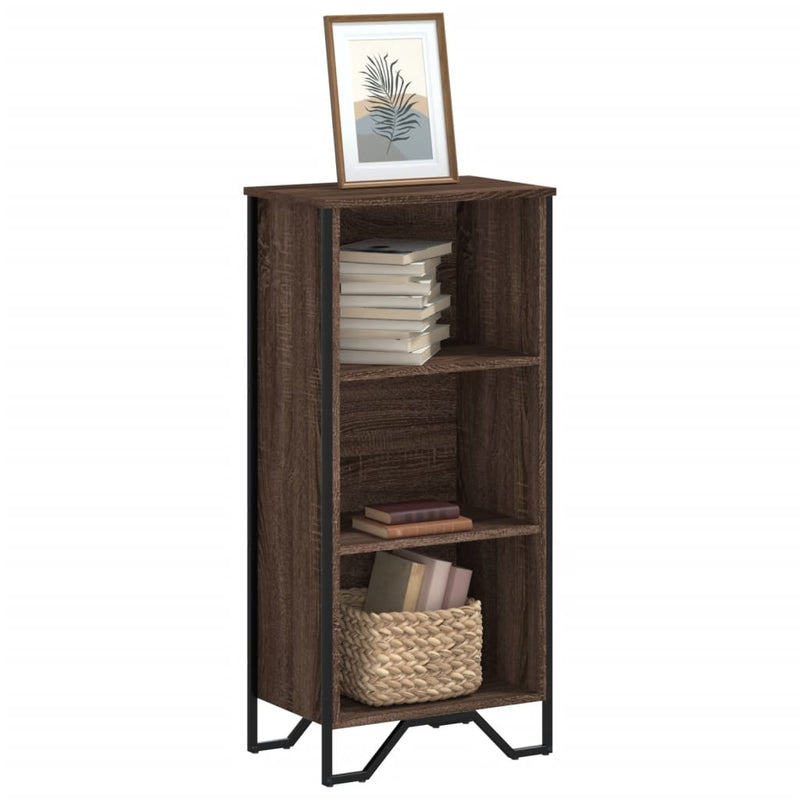 Bücherregal Braun Eichen-Optik 50x31x106 cm Holzwerkstoff