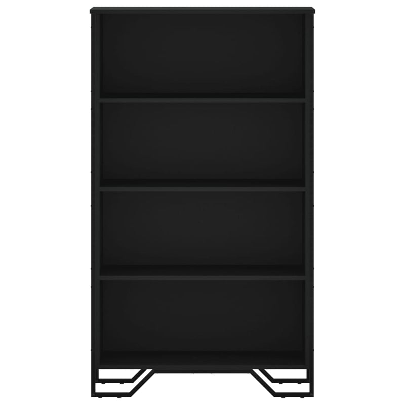 Bücherregal Schwarz 80x31x137,5 cm Holzwerkstoff