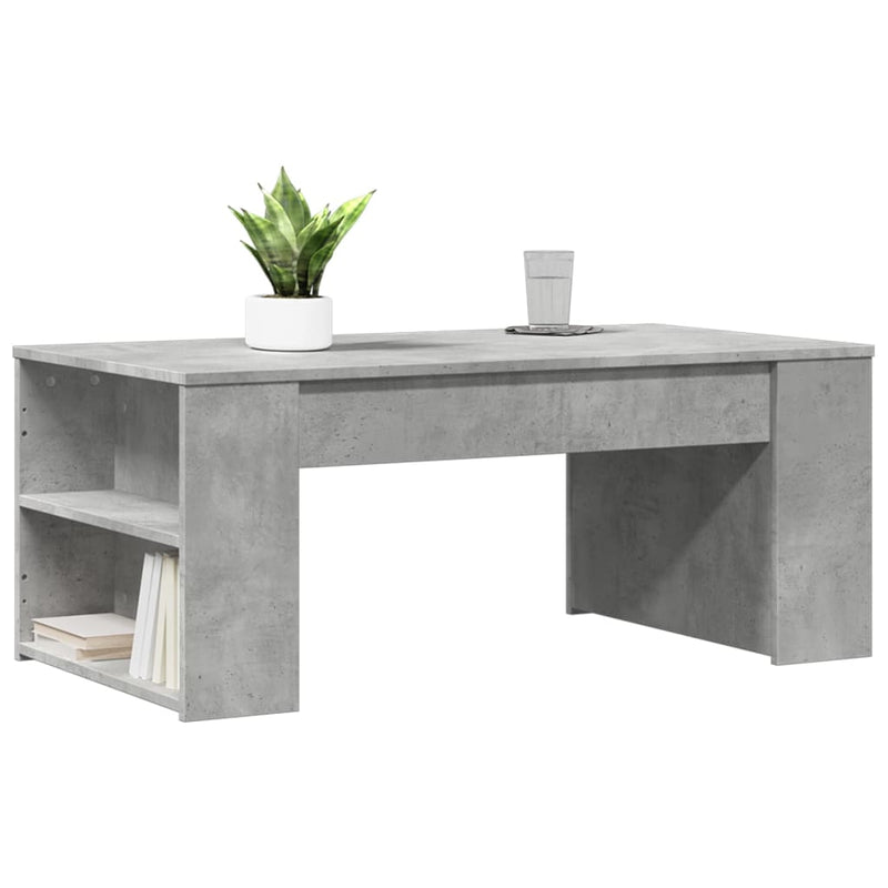 Couchtisch Betongrau 102x55x42 cm Holzwerkstoff