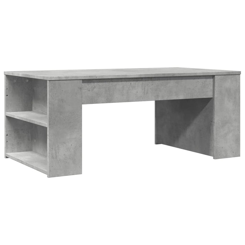 Couchtisch Betongrau 102x55x42 cm Holzwerkstoff