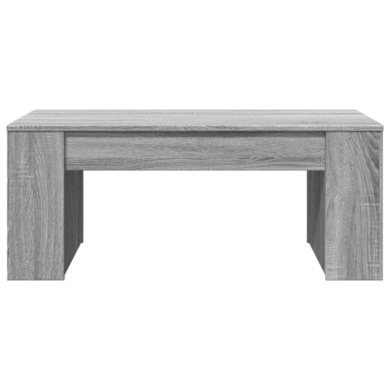 Couchtisch Grau Sonoma 102x55x42 cm Holzwerkstoff