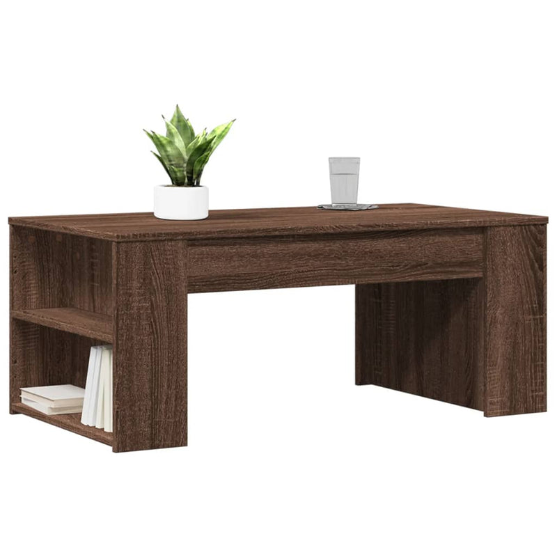 Couchtisch Braun Eichen-Optik 102x55x42 cm Holzwerkstoff