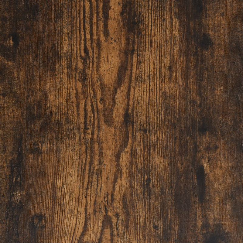 Vitrinenschrank Räuchereiche 100x8,5x75 cm Holzwerkstoff