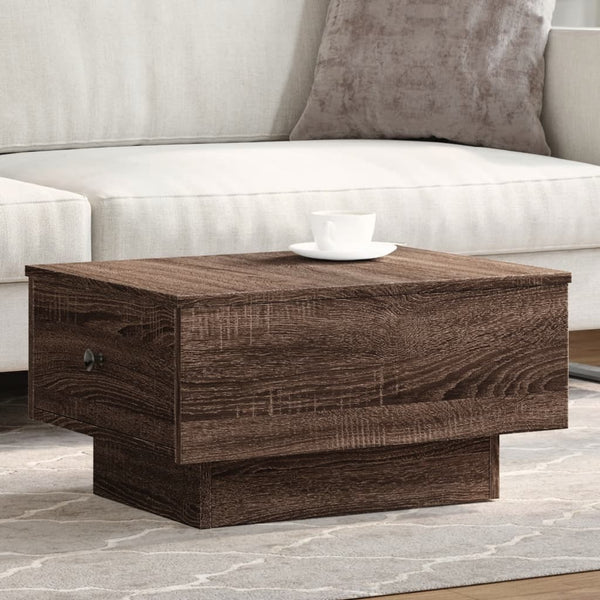 Couchtisch Braun Eichen-Optik 60x45x31 cm Holzwerkstoff