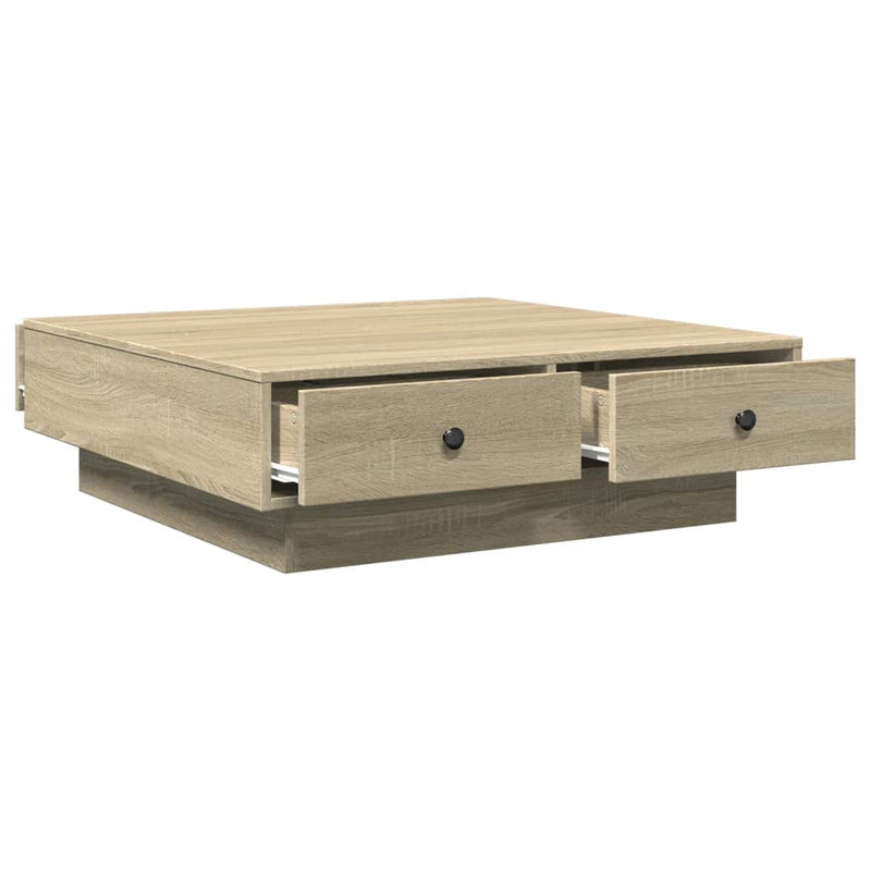 Couchtisch Sonoma-Eiche 90x90x28 cm Holzwerkstoff