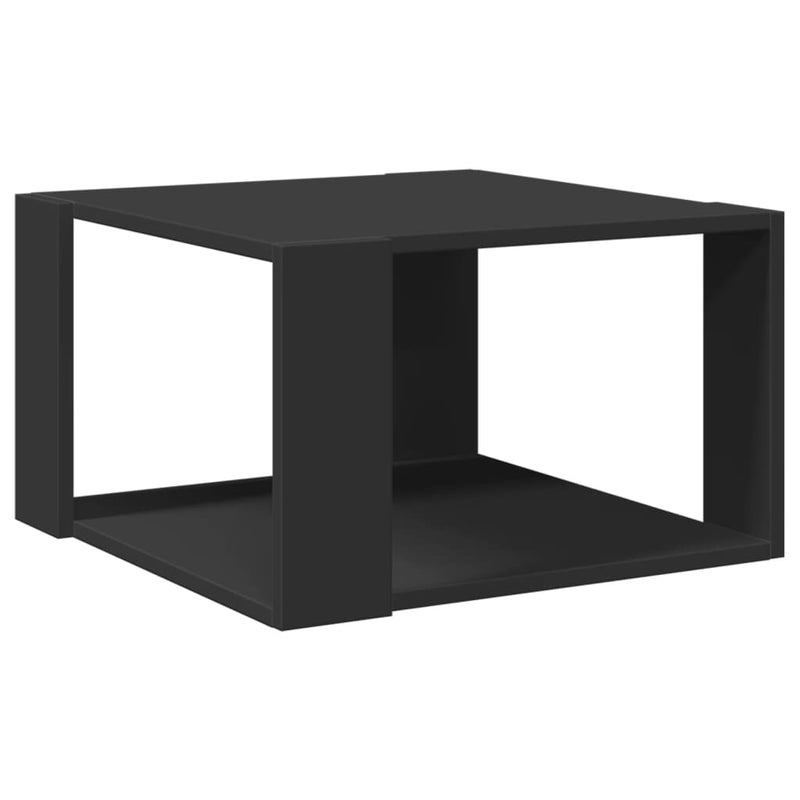 Couchtisch Schwarz 51,5x51,5x30 cm Holzwerkstoff