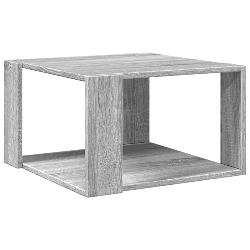 Couchtisch Grau Sonoma-Eiche 51,5x51,5x30 cm Holzwerkstoff