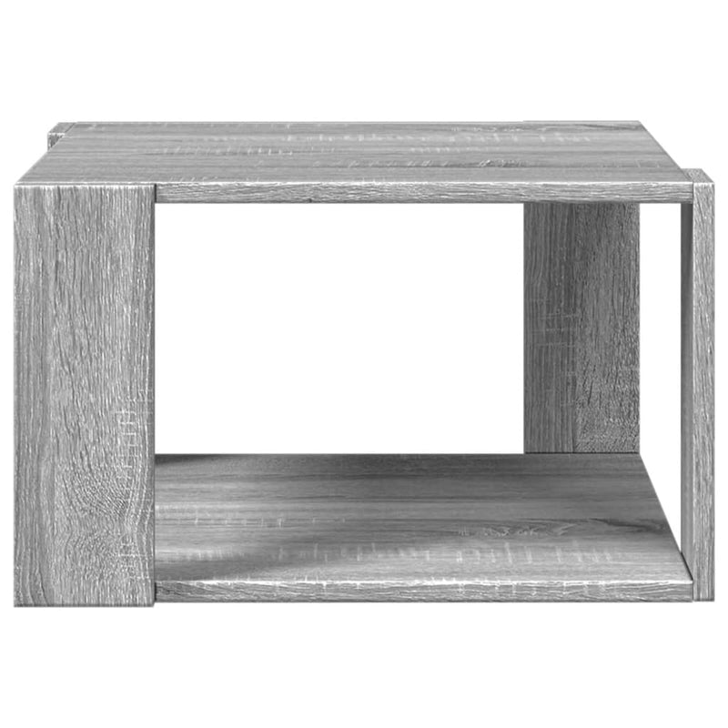 Couchtisch Grau Sonoma-Eiche 51,5x51,5x30 cm Holzwerkstoff