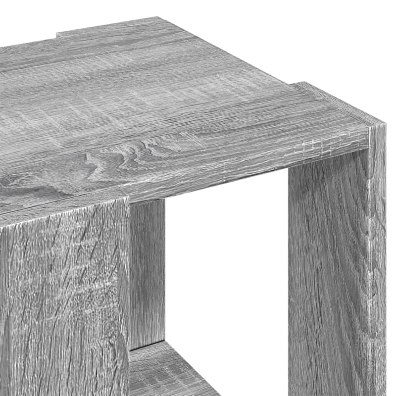 Couchtisch Grau Sonoma-Eiche 32x32x30 cm Holzwerkstoff