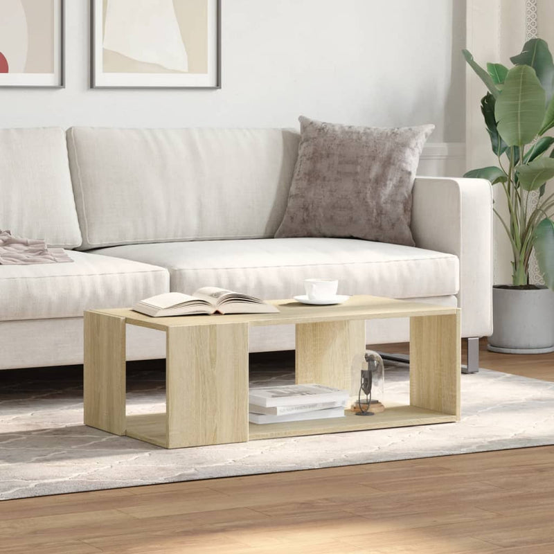 Couchtisch Sonoma-Eiche 89,5x48x30 cm Holzwerkstoff